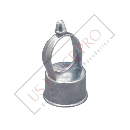 Galvanized chain-link fence fabric showing interwoven steel wires forming a diamond mesh pattern, displayed against a neutral background in a well-lit environment, conveying durability and security